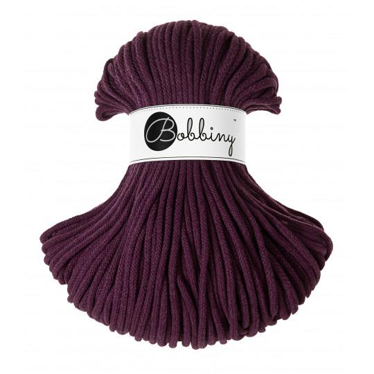 Bobbiny 5mm Permium Braided Cord in Blackberry