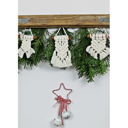 Macramé Mini Christmas Decorations (downloadable PDF)