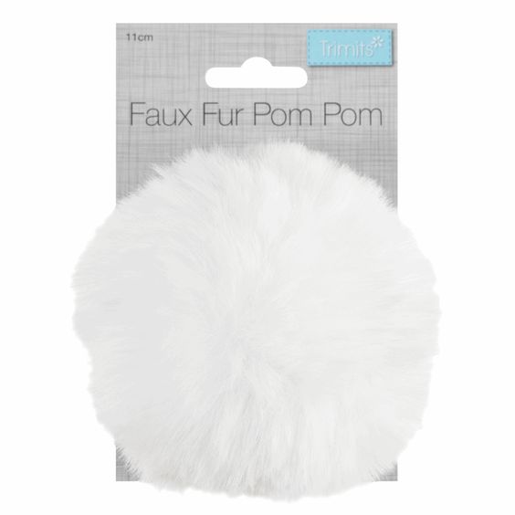 Trimits Faux Fur Pom Pom 11cm