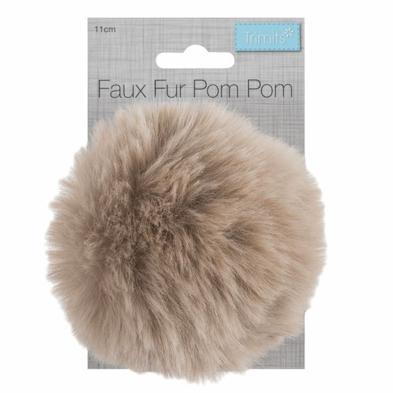 Trimits Faux Fur Pom Pom 11cm