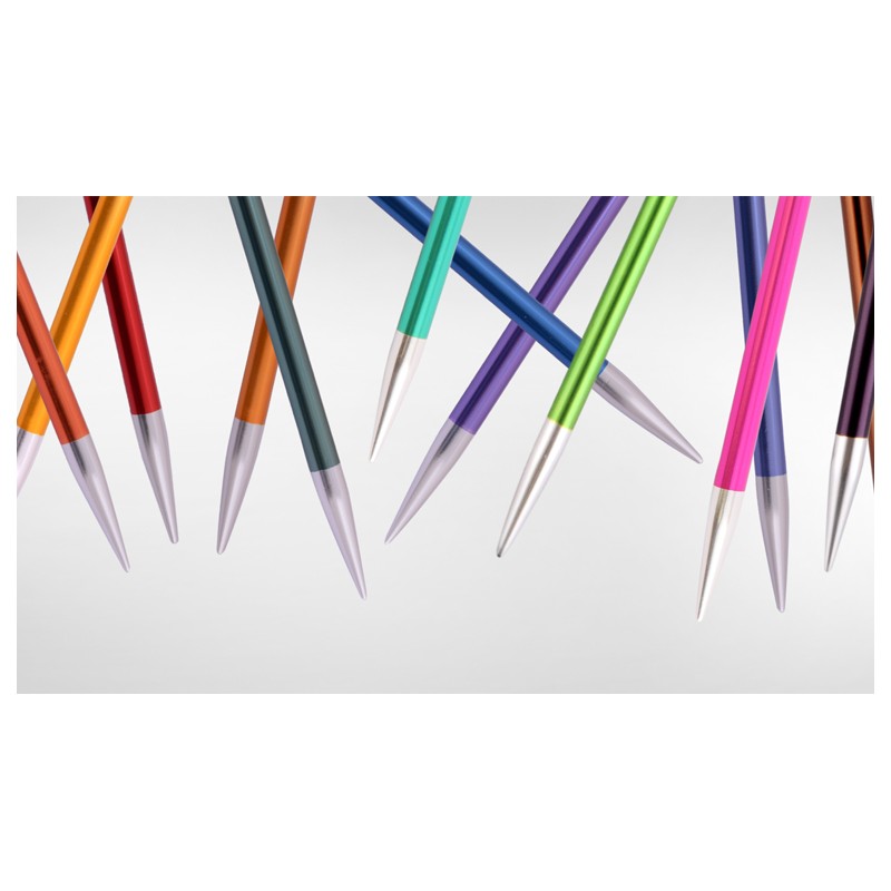 KnitPro Single Pointed Knitting Needles - Zing - 35cm