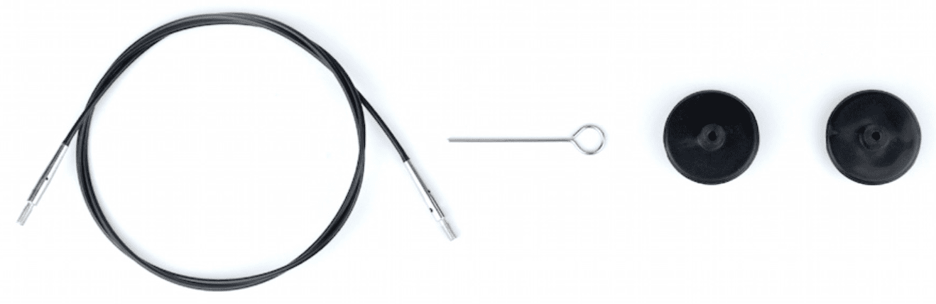 LYKKE 360°-Drehkabel für austauschbare Nadelspitzen, 13 cm (5 Zoll)