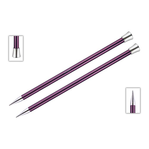 KnitPro Single Pointed Knitting Needles - Zing - 35cm