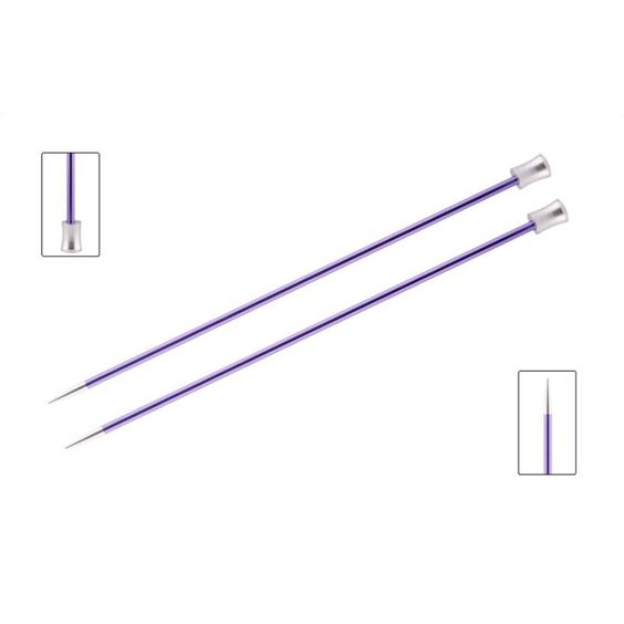 KnitPro Single Pointed Knitting Needles - Zing - 30cm