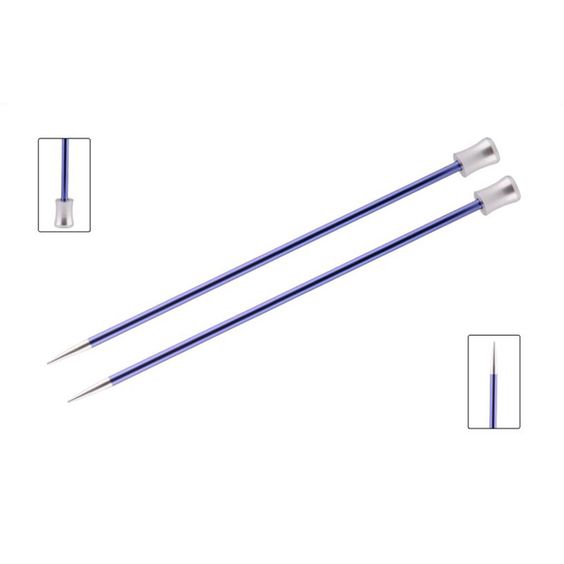 KnitPro Single Pointed Knitting Needles - Zing - 30cm