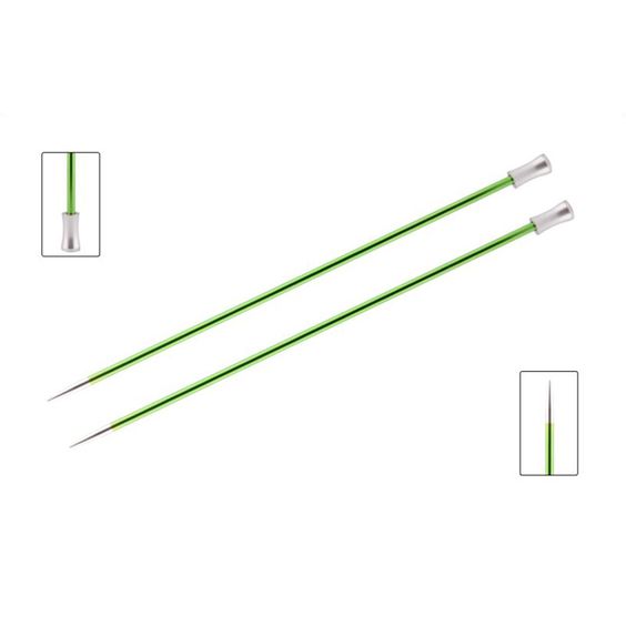 KnitPro Single Pointed Knitting Needles - Zing - 35cm