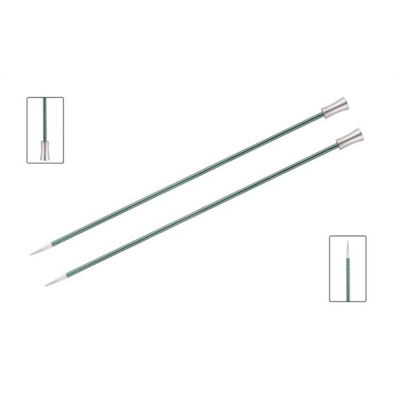 KnitPro Single Pointed Knitting Needles - Zing - 35cm